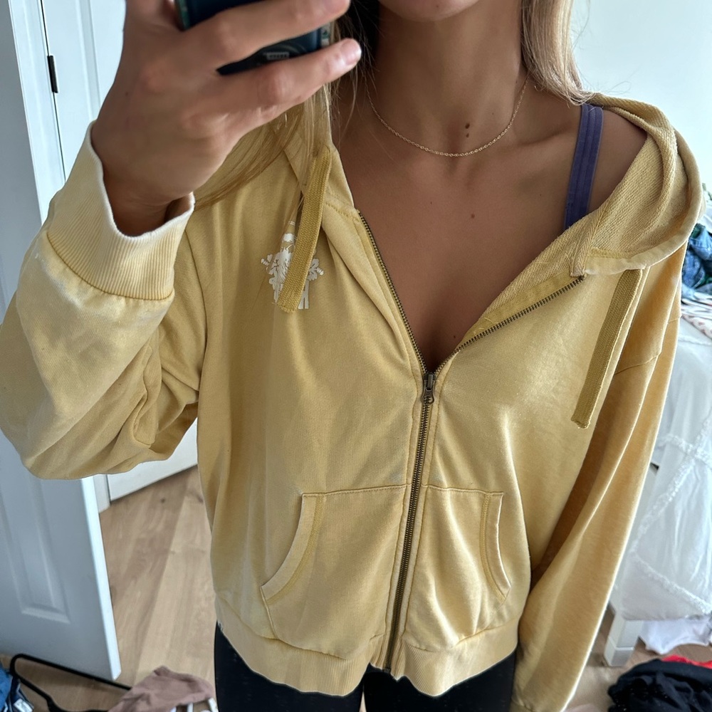 Rip curl Yellow zip up
